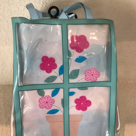 Moschino Vintage Flowers in Window Tote - Picture 1 of 7